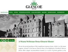 Tablet Screenshot of glencoe-house.com